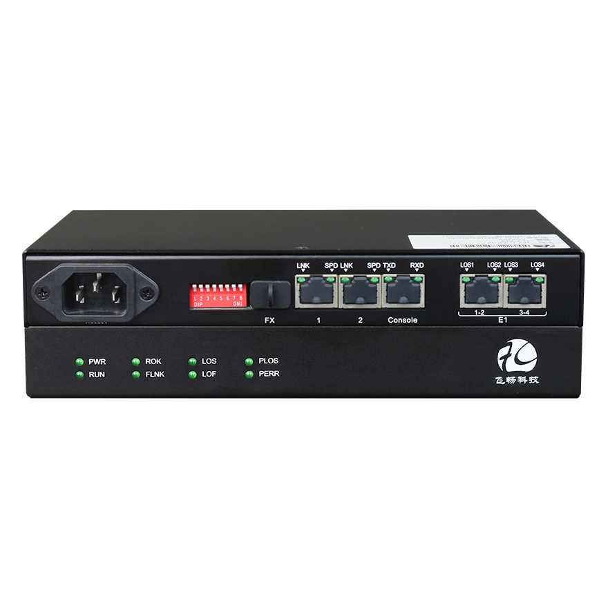 Konverter 4E1 TDM melalui Ethernet (IP) | Tipe Desktop