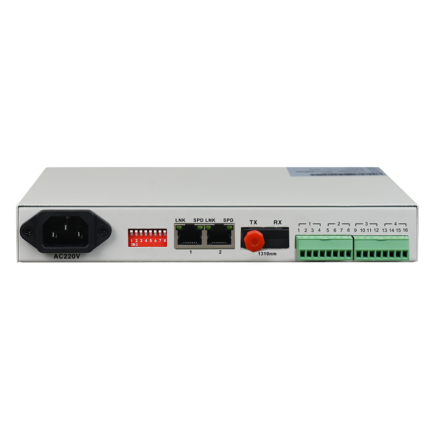 4 Port RS232/422/485 to Fiber Converter