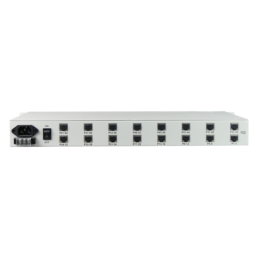 Multiplexeur fibre 64Voice+4E1+4GE