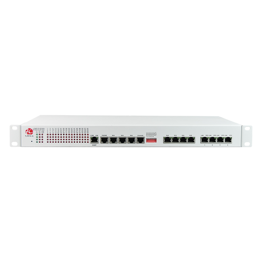 Мультиплексор оптоволоконный 64E1+4GE PDH