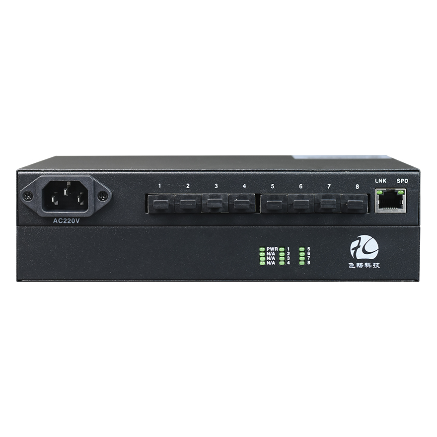 1 commutateur Ethernet GE + 8 SFP100 Base-S/LX