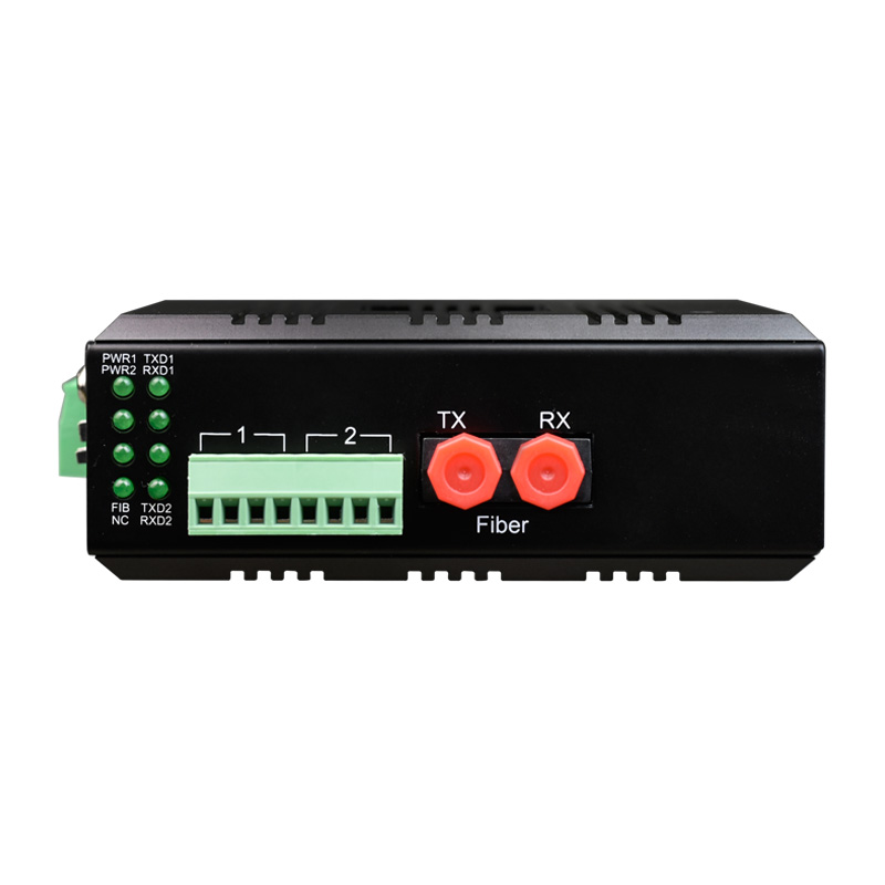 2 Channel Dry Contact Closure over Fiber Optic Converter