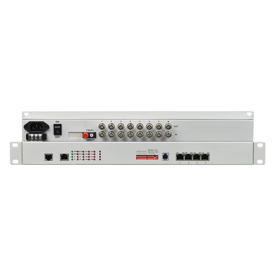 Ethernet over 8-Port E1 Converter