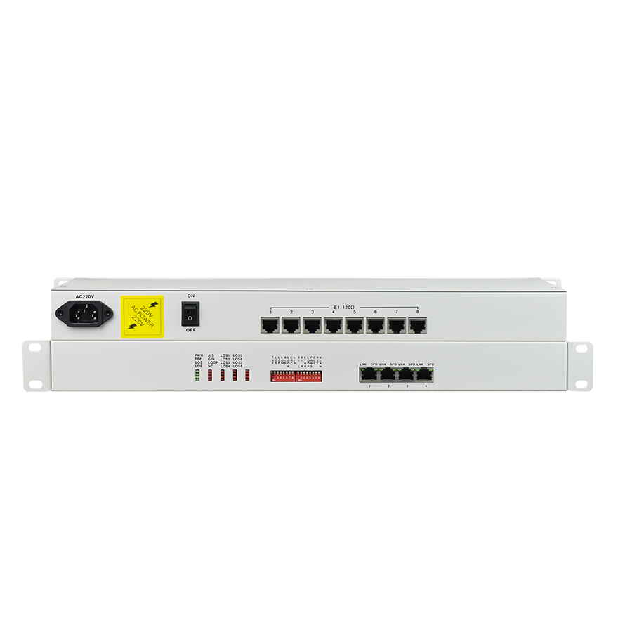 Ethernet over 8-Port E1 Converter