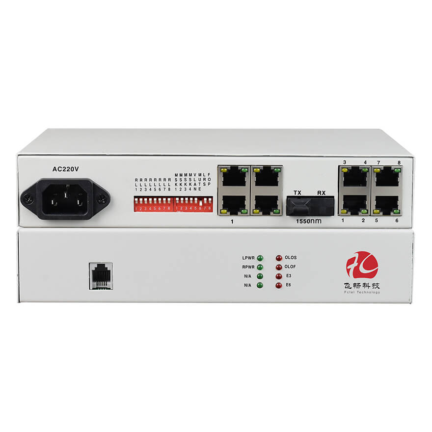 Мультиплексор PDH 8E1+4FE | Настольный тип