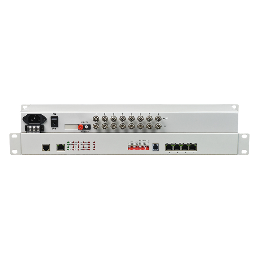 8E1+4GE PDH Fiber Multiplexer