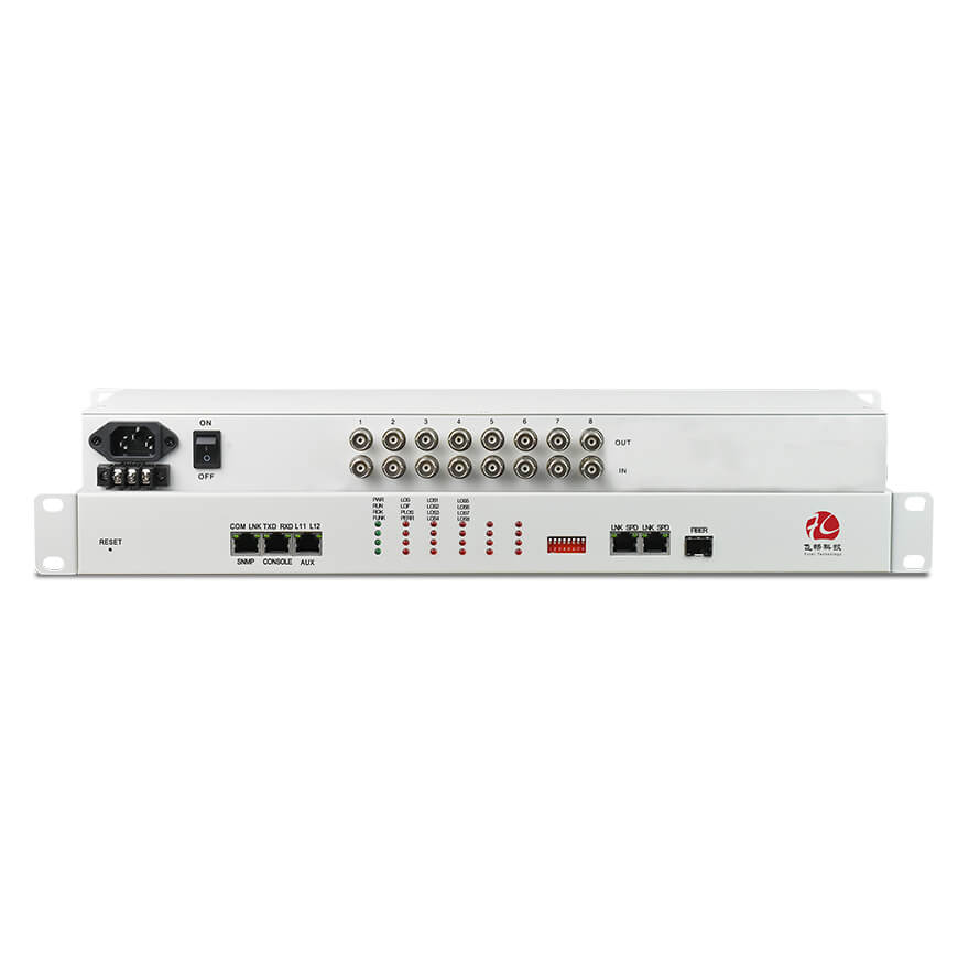 Преобразователь 8E1 TDM через Ethernet (IP)