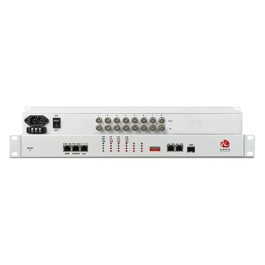 19 Inch 8E1 TDM over Ethernet (IP) Converter