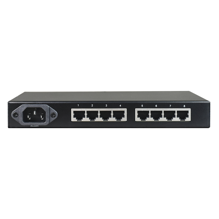 8 Port Voice FXO/FXS over IP (Ethernet) Converter