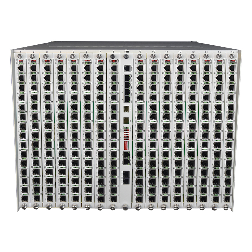 960 Ch Telephone over Fiber Mux | 8U Intergrated Access Rack