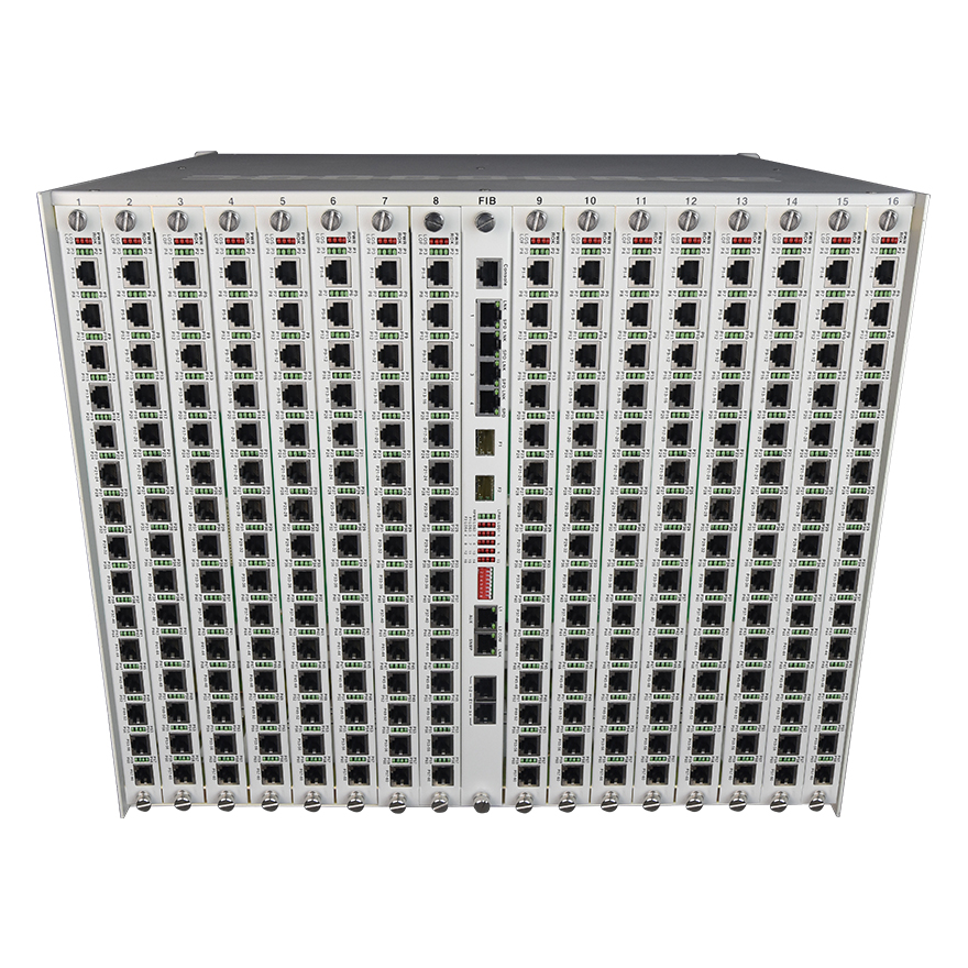 960 Ch Telephone over Fiber Mux | 8U Intergrated Access Rack