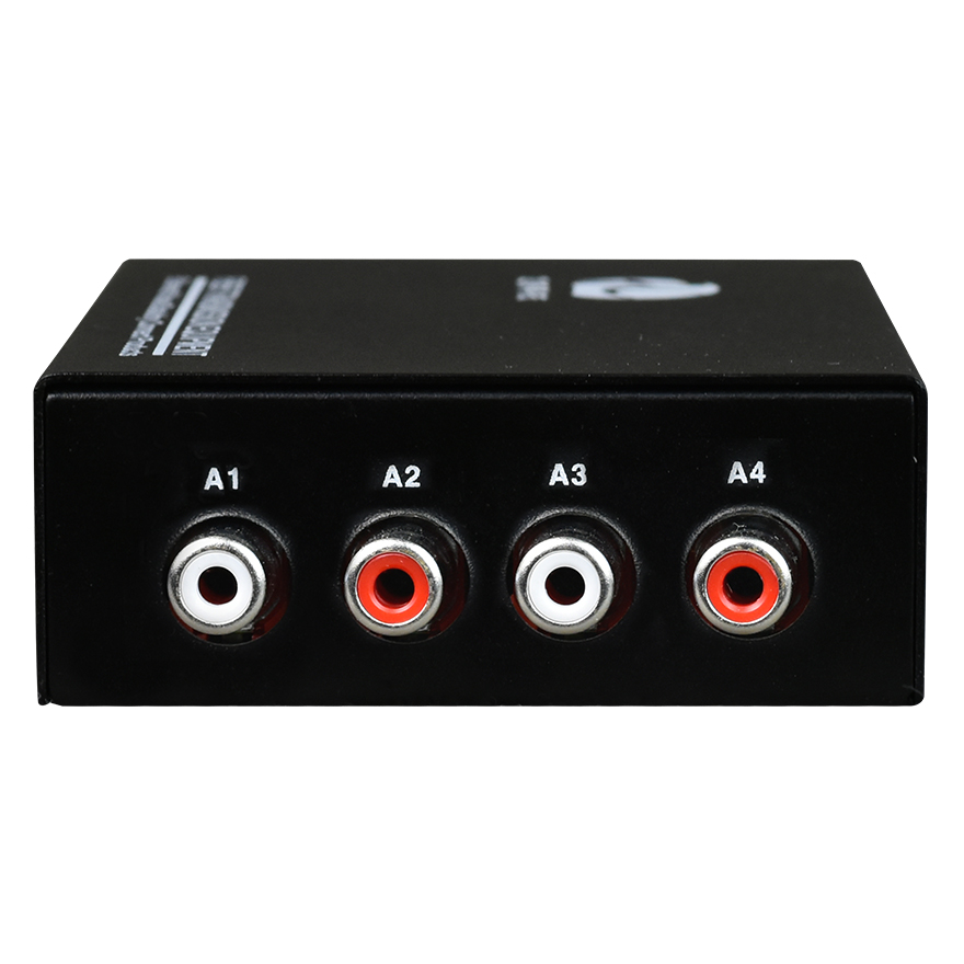 4 Channel Audio RCA to Fiber Optic Converter