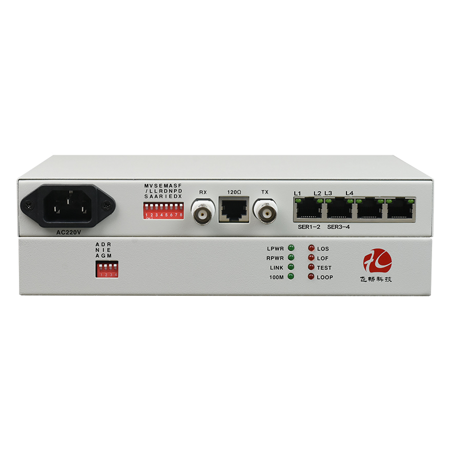 E1-4 Channel RS232/RS422/RS485 Converter