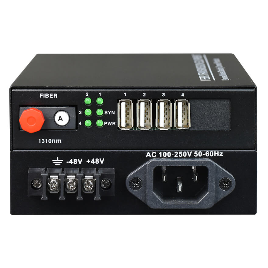 USB 2.0 to Fiber Optic Extender