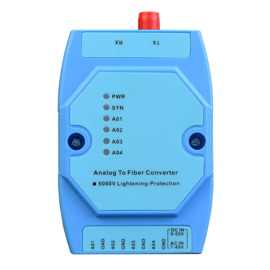 4 Channel 4-20mA Analog to Fiber Converter | Adam Module