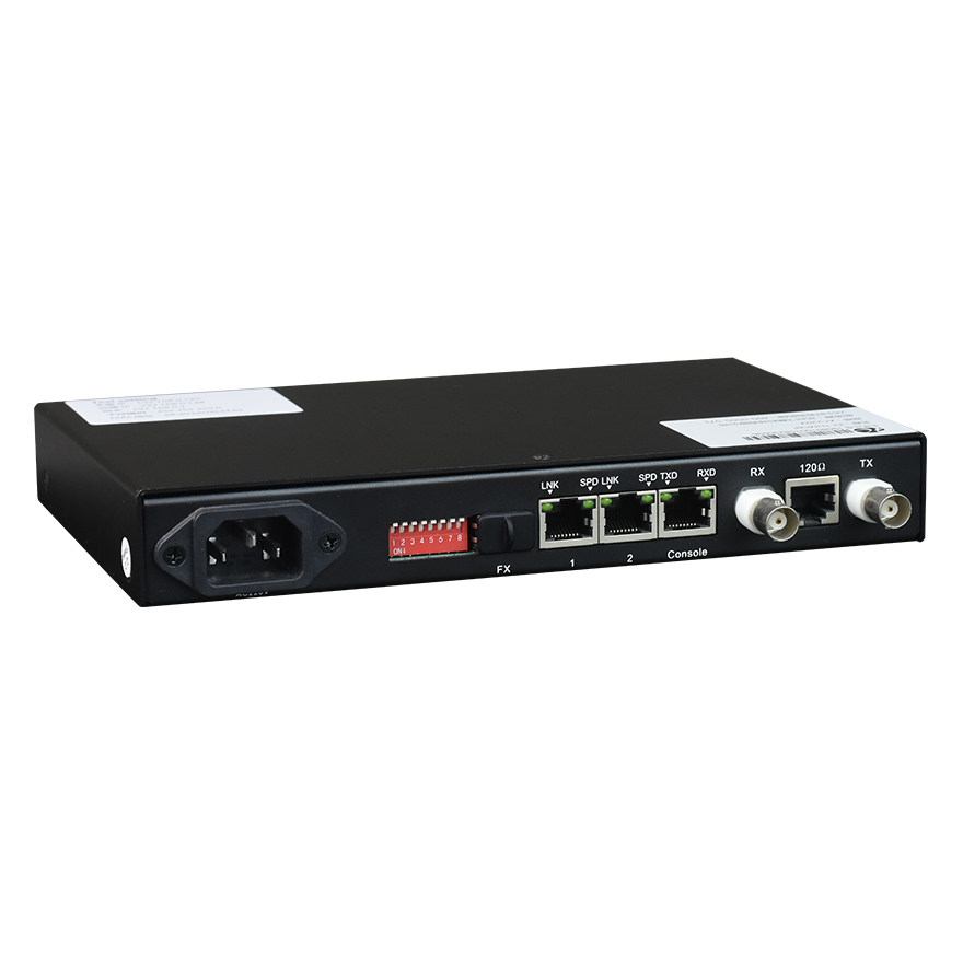 E1 TDM over IP (Ethernet) Converter | Desktop Type