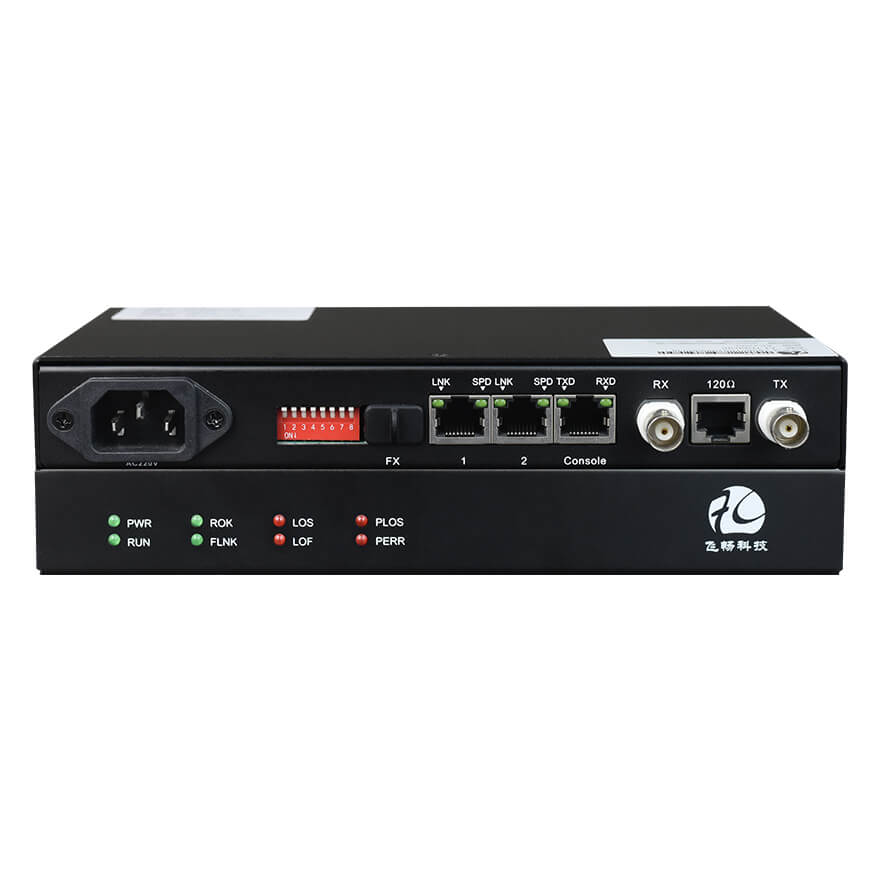 E1 TDM over IP (Ethernet) Converter | Desktop Type