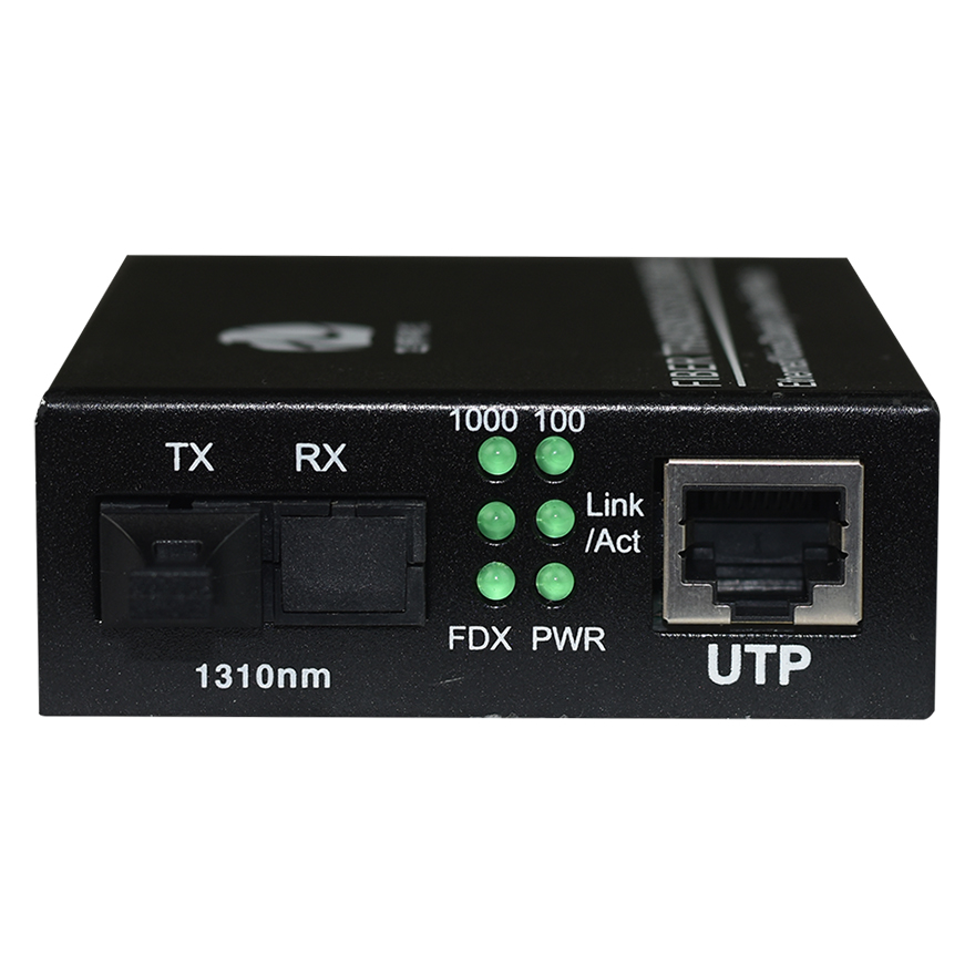 GE Fiber Media Converter with Remote Management
