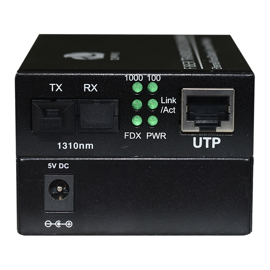 FE Fiber Media Converter with Remote Management (External Power Type)