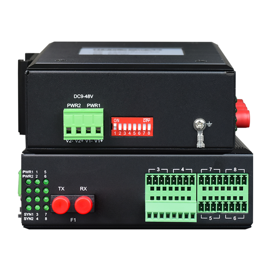 16 Channel Unidirectional / 8 Channel Bidirectional Dry Contact Optical Multiplexer