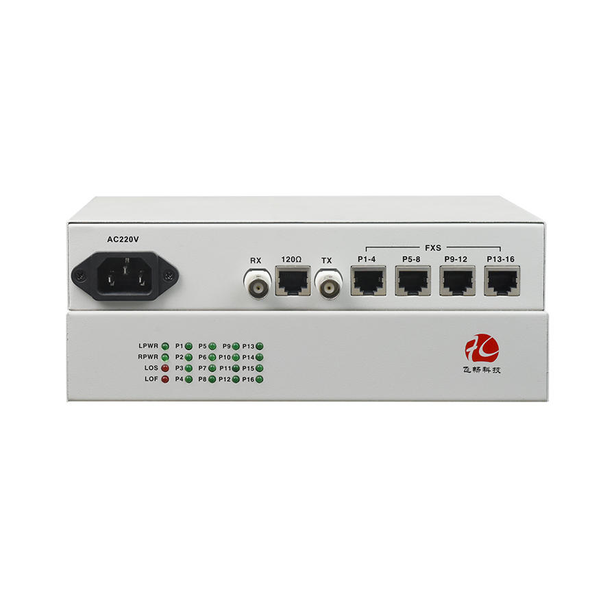 16Voice over E1 PCM Multiplexer | Desktop Type