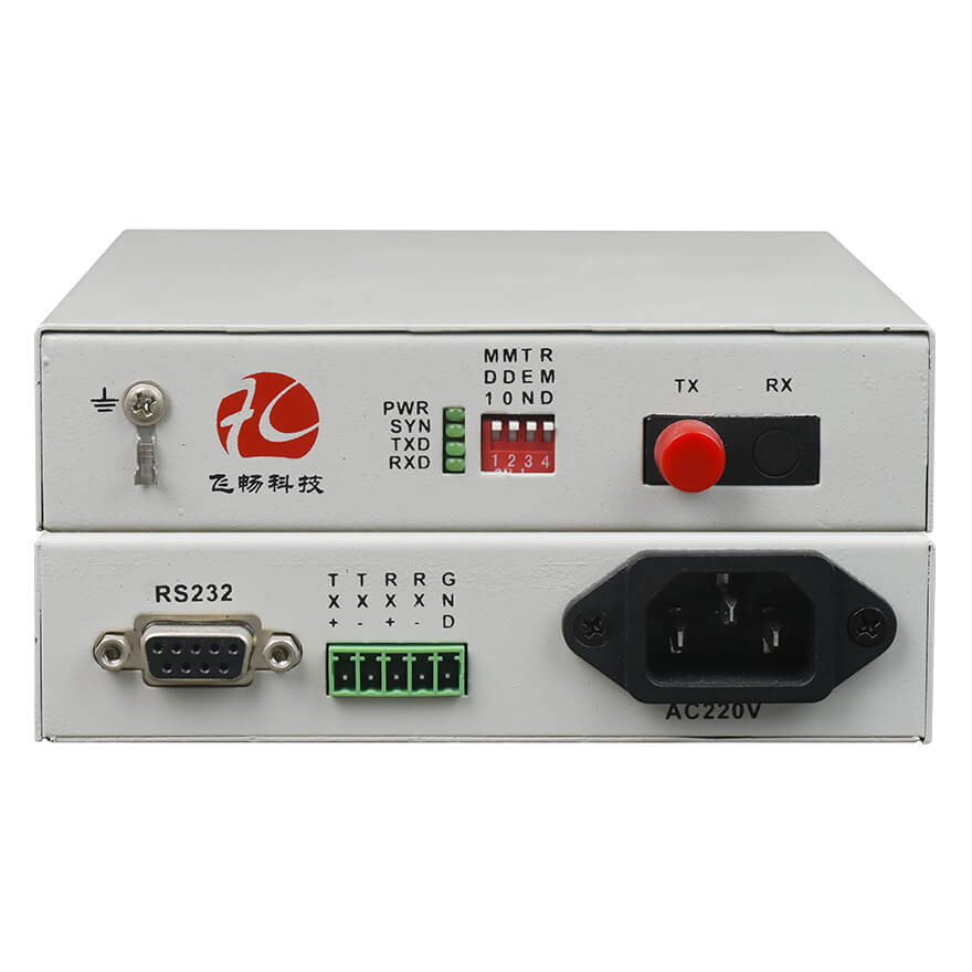1 Channel RS485/422/232 Fiber Modem | Desktop Type