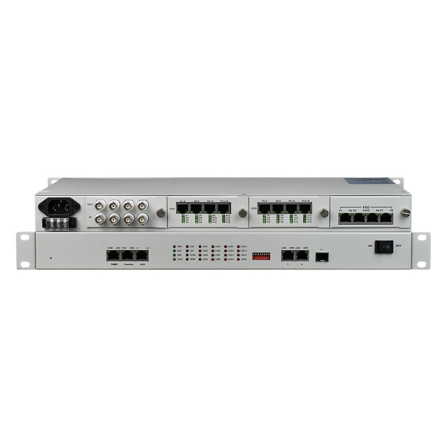 Modular Multi-service TDM over Ethernet (IP) Converter