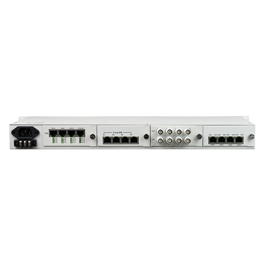 Modular Multi-service Fiber Mux | 16E1 PDH Multiplexer