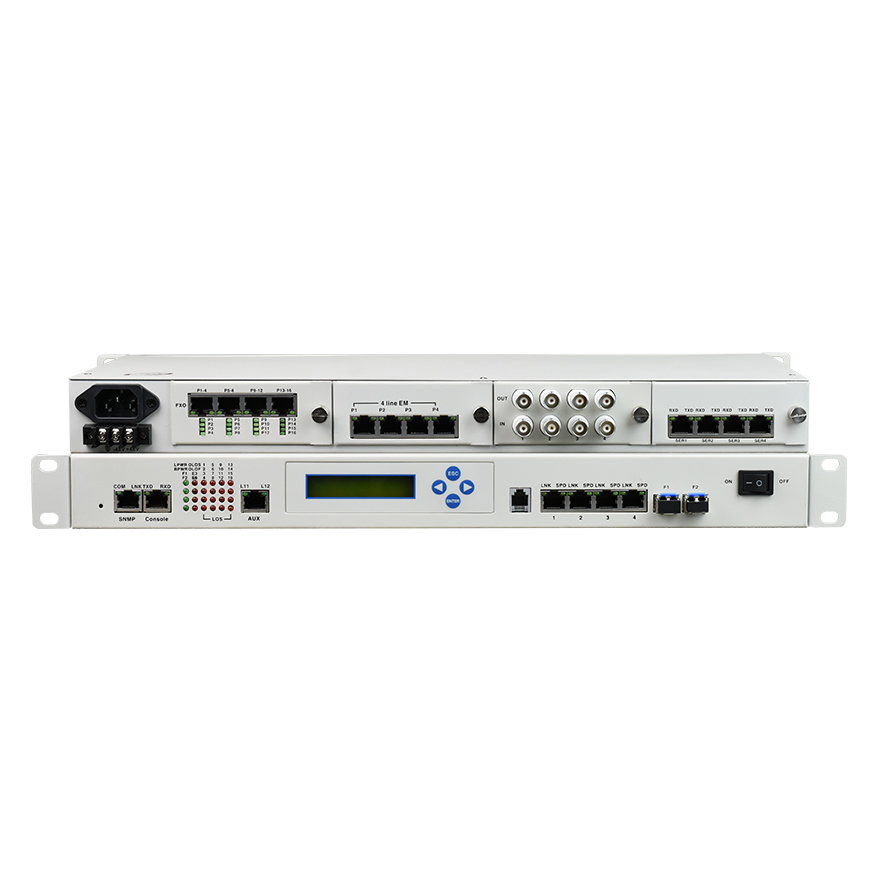 Modular Multi-service Fiber Mux | 16E1 PDH Multiplexer