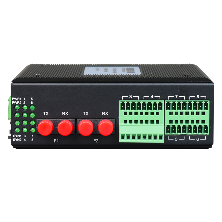 SRing 2004 4 Channel Serial Data Ring Network Fiber Modem
