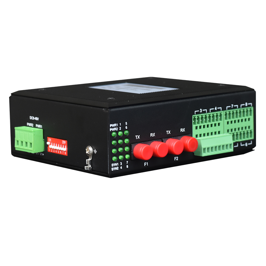 SRing 2004 4 Channel Serial Data Ring Network Fiber Modem