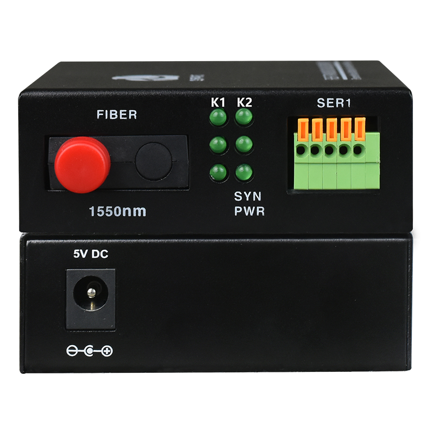 1-2 channel Dry Contact Optical Multiplexer
