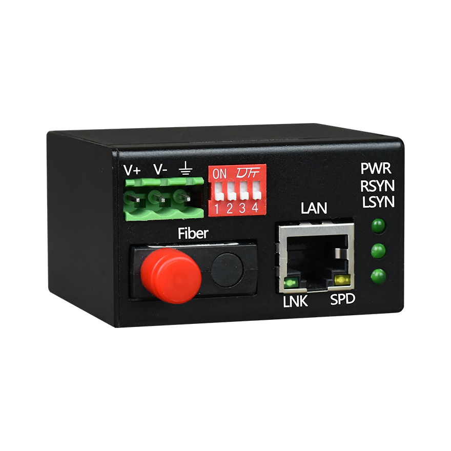 Mini Industrial Grade 10/100/1000M Fiber Media Converter (Remote Status can be Displayed)