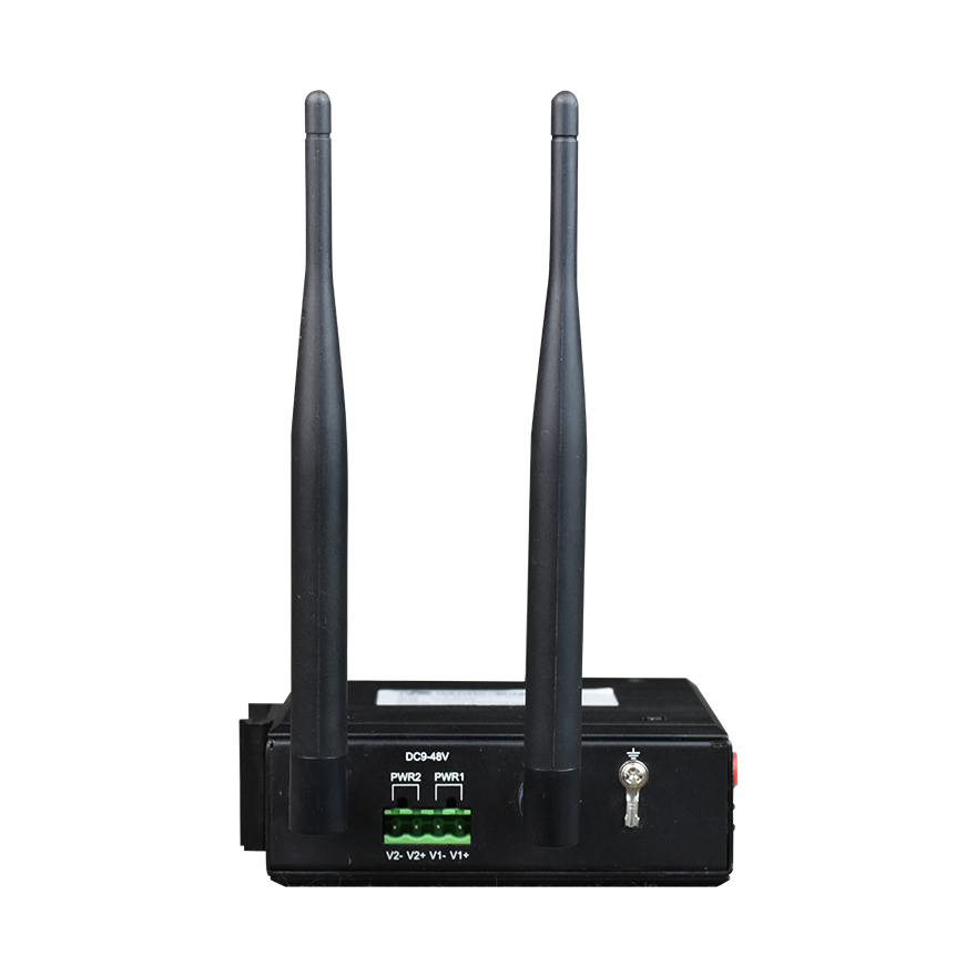 Fibra óptica WiFi backup 4*FE para 1 uplink 100M óptico Transceptor óptico de nível industrial