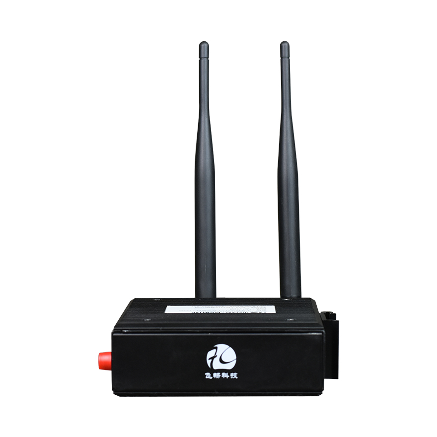 Fibra óptica WiFi backup 4*FE para 1 uplink 100M óptico Transceptor óptico de nível industrial