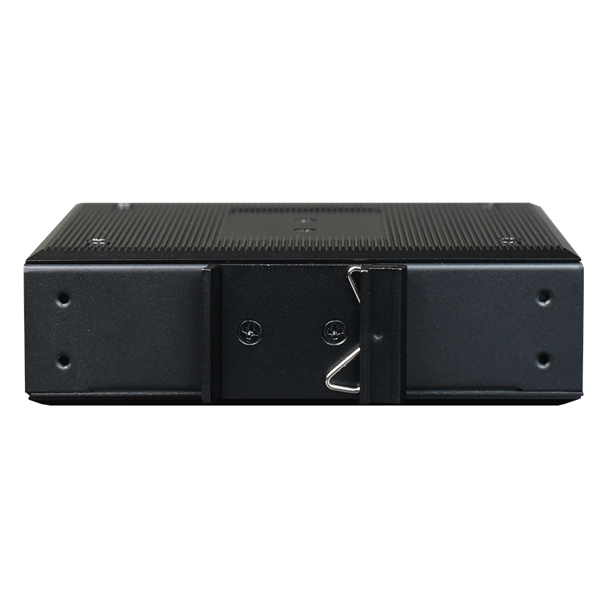 Konverter Gigabit Ethernet ke Fiber 4-Port yang Dikelola Industri