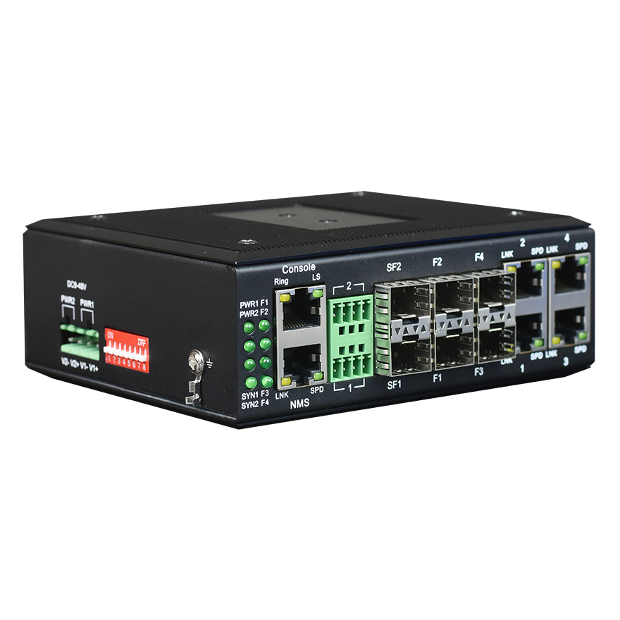 Convertitore multimediale 4FE+4*100base-FX a 1000base-X