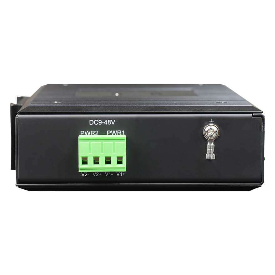 Industrial Gigabit Ethernet Copper to Fiber Media Converter