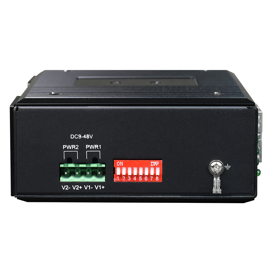 Managed DIN-Rail 4-Port 10/100M Ethernet + 4-Port 100Base-FX + 1000Base-X Industrial Switch