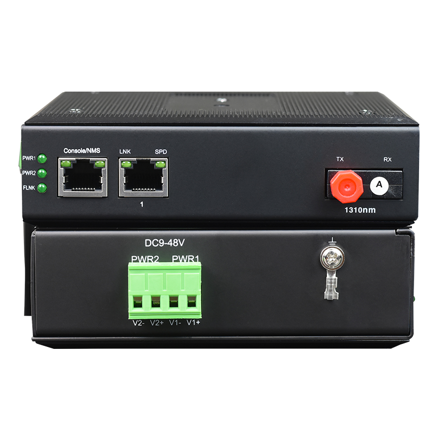 Managed FE Fiber Media Converter