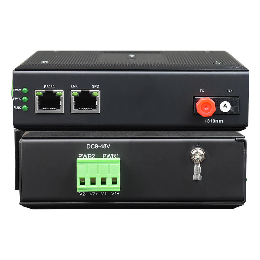 Managed Industrial 1*GE+1*Serial Media Converter