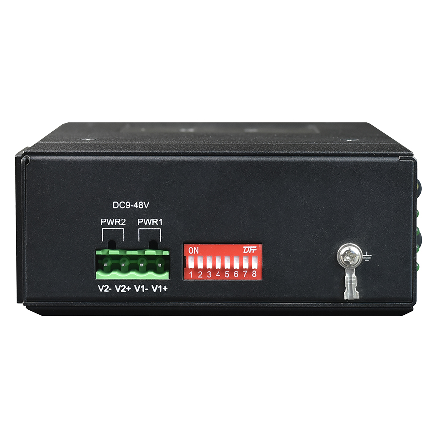 Industrial Grade 8FE to 1000Base-X Media Converter