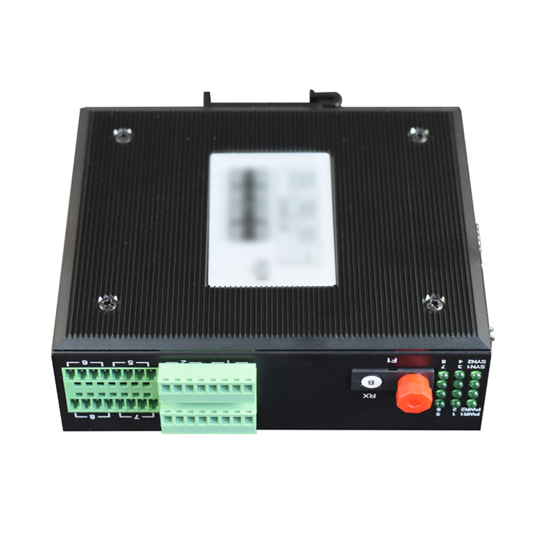 Industrial 8-Port CAN Bus over Fiber Converter