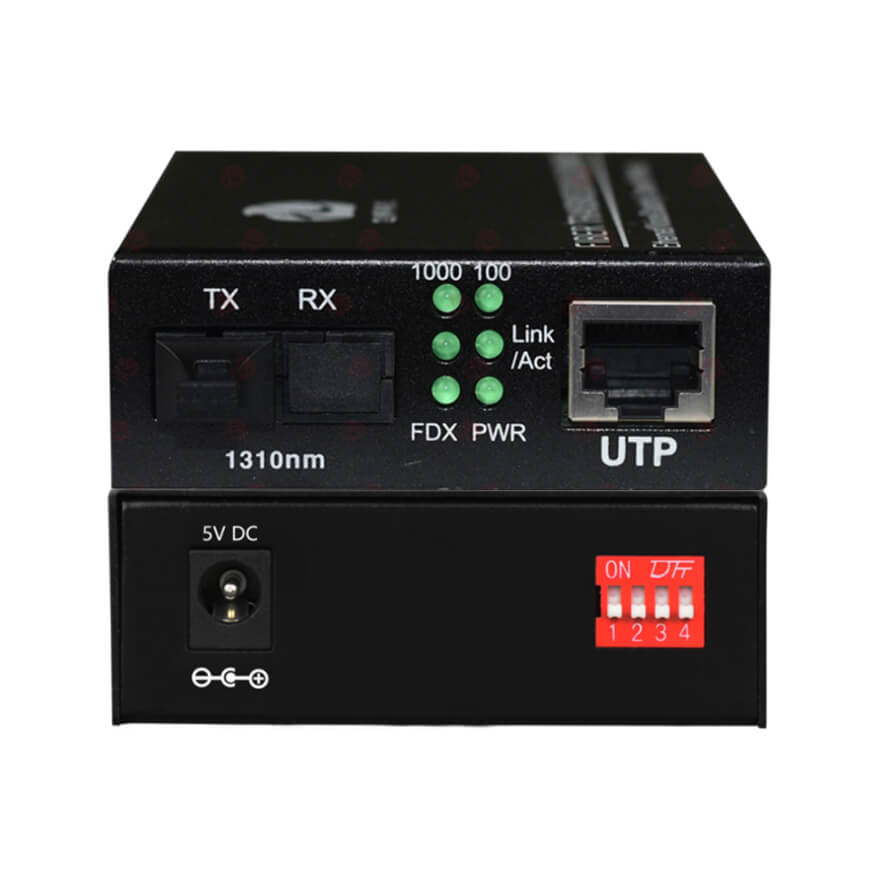 10/1000/1000M Base Media Converter With LFP Function