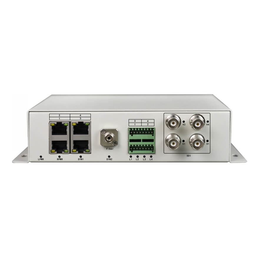 4-Port 3G HD-SDI + Ethernet + Serial + DI/DO Fiber Mux