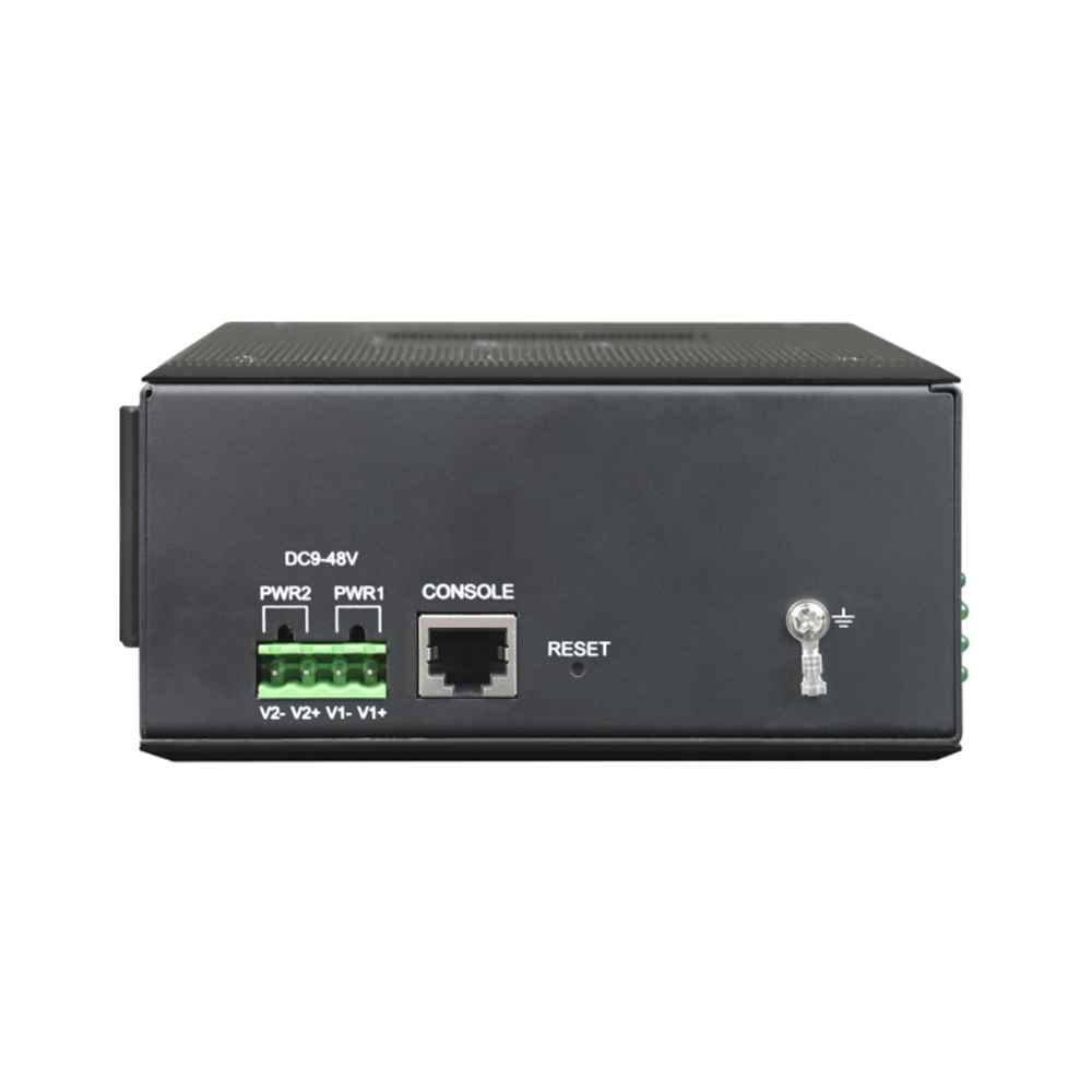 Managed Din-Rail 16-Port Gigabit Ethernet + 8-Port Gigabit SFP Industrial Ring Network Switch