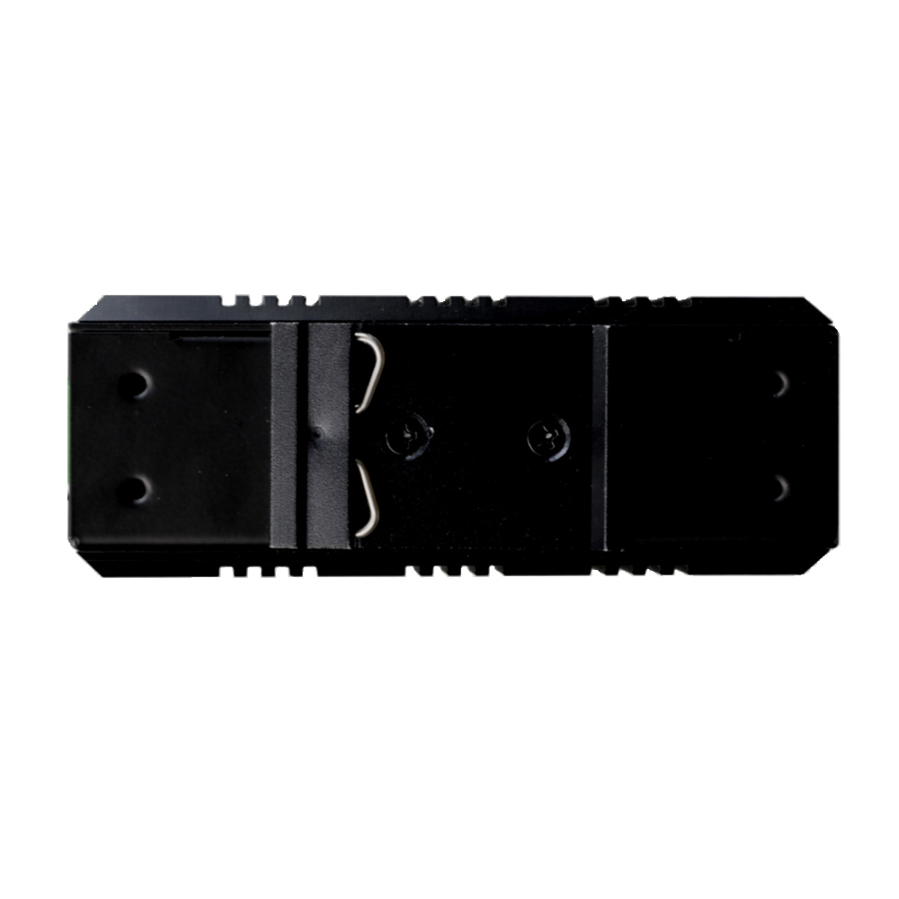 Industrial Rail 4 Port 10/100M Ethernet to Fiber Media Converter With AC220V Power Internal