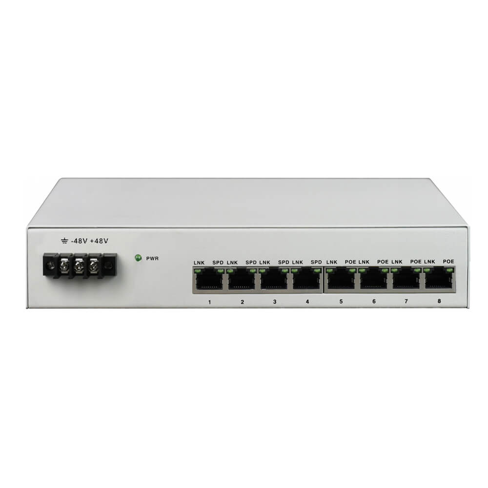 8 Ports 10/100M Ethernet POE Switch