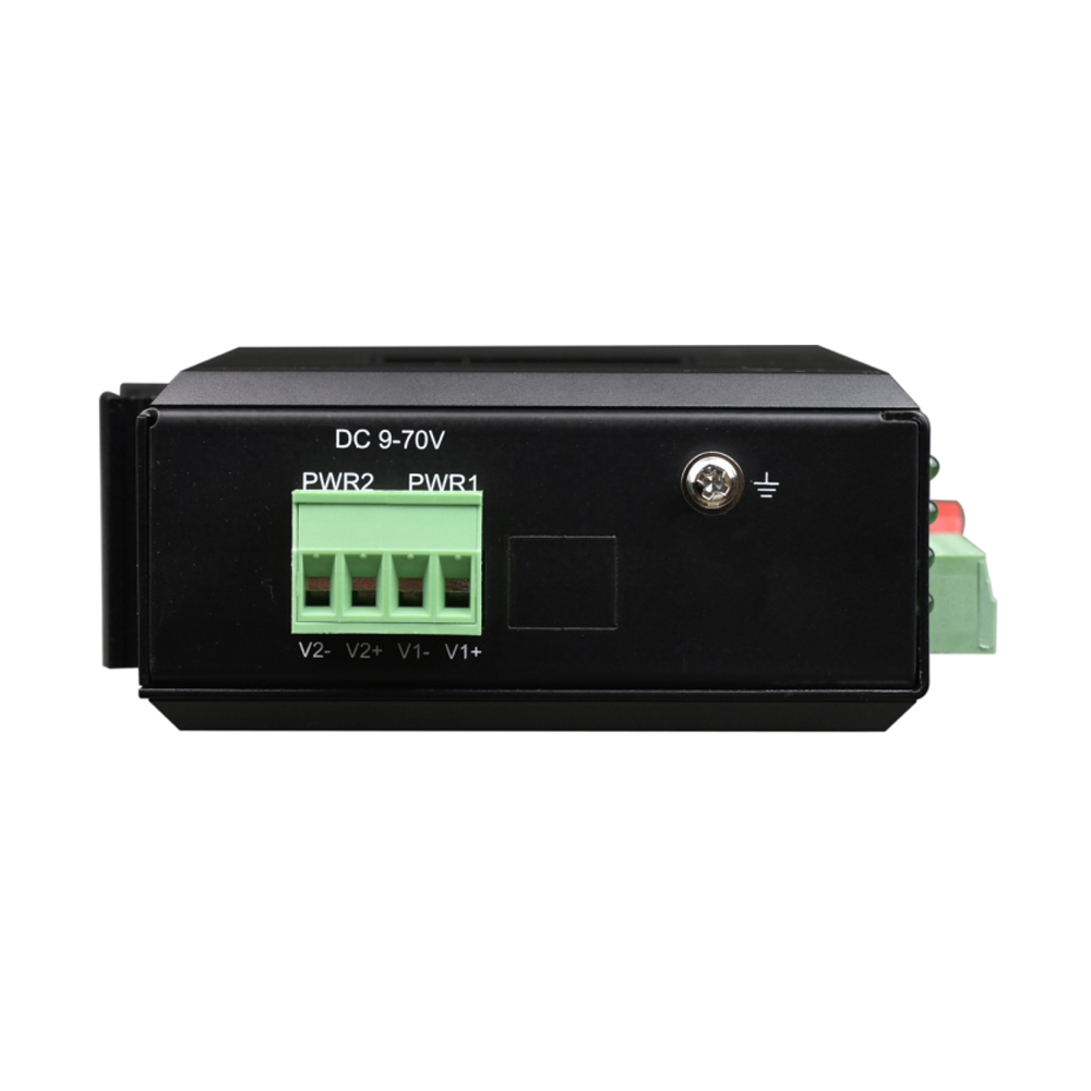 8-Port 10/100base-T Industrial Fiber Media Converter