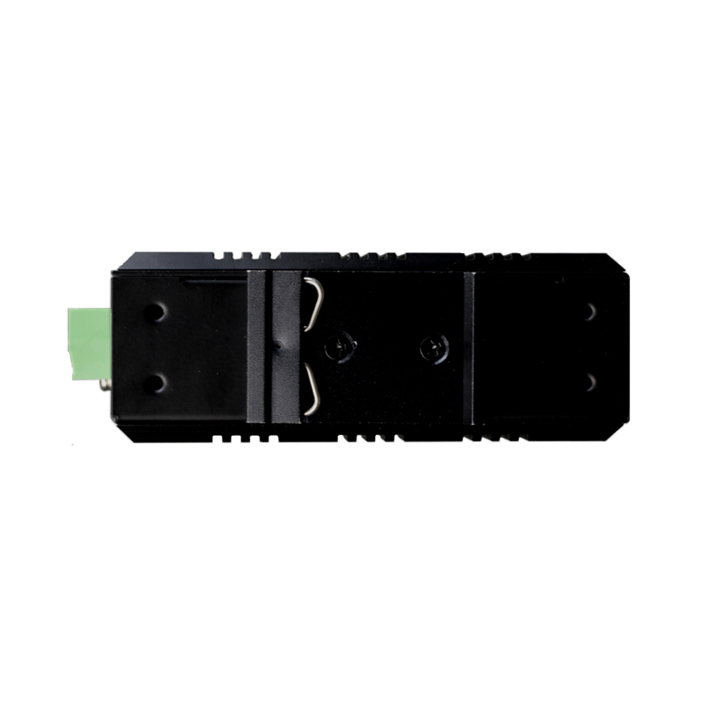 Industrial Rail 4 Ports Gigabit Copper Ethernet to Fiber Media Converter